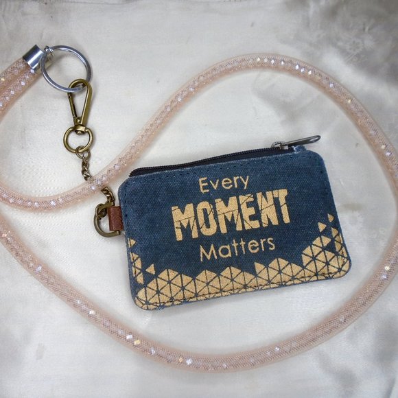 Fancy Lanyard Wallet Mona B ID Holder, Sparkly Chain, MOST UNIQUE! - Picture 2 of 9